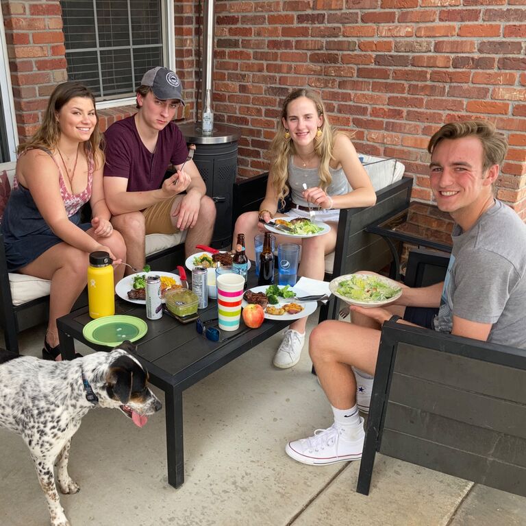 Shortly thereafter, Thomas met most of Lizzy’s older brothers at a family party. This was monumental as many other guys had been scared off at this point of getting to know Lizzy. Thomas, however, was not dissuaded by their large stature and intimidating presence. 