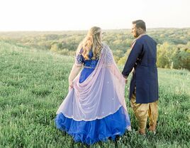 Blue themed wedding in Milwaukee, Wisconsin