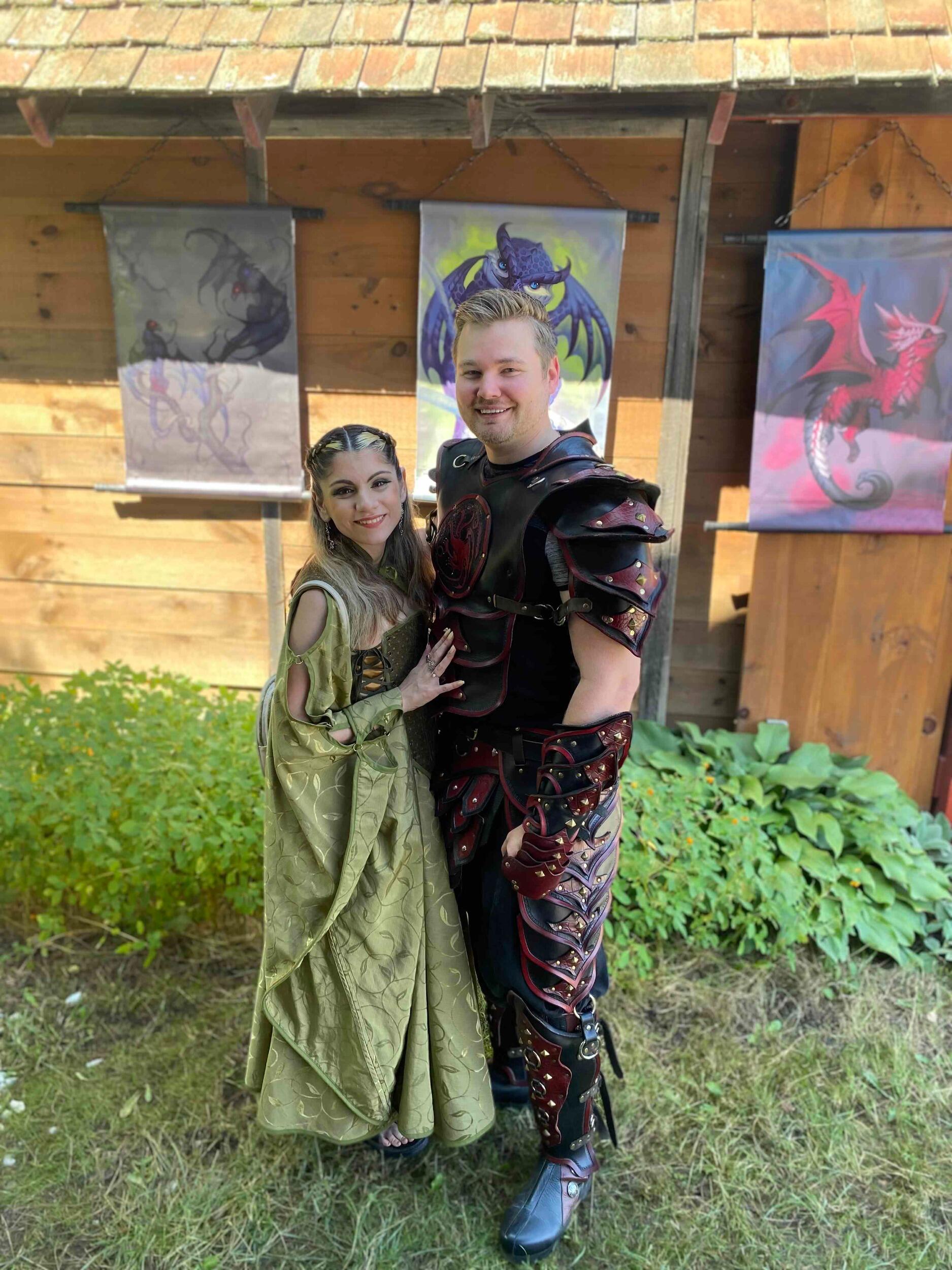 Luckily this trip Kyle did NOT buy any armor pieces. But don't worry we spent money on other trinkets. 