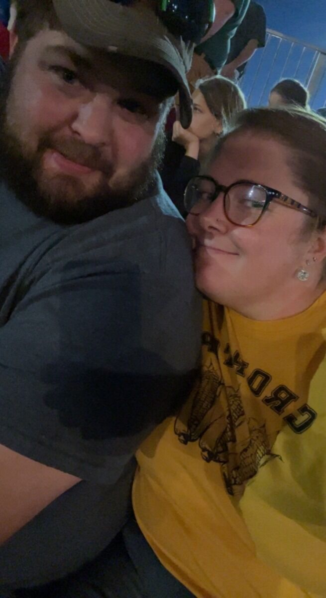 Amanda and Andy went to their first tractor pulls together in Waverly. It has become a favorite summer activity for us.