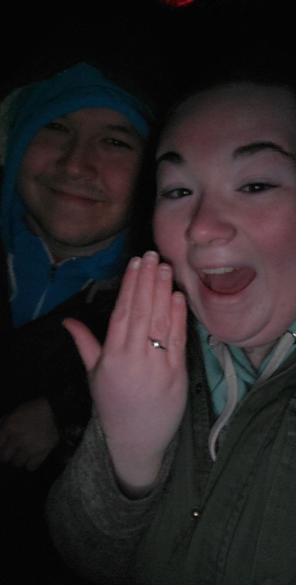 Ethan proposed to Kelsey under the stars at Cherry Springs State Park. 