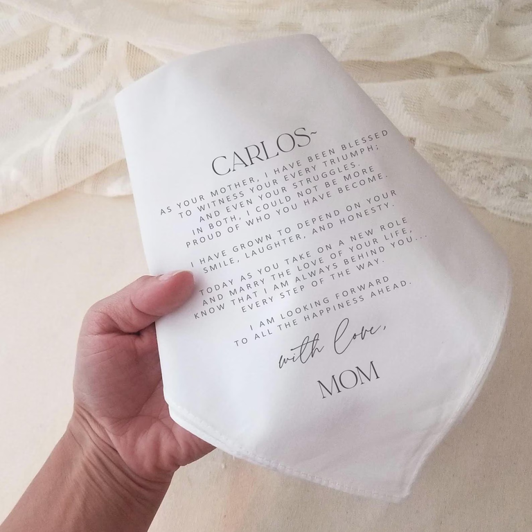 Personalized handkerchief