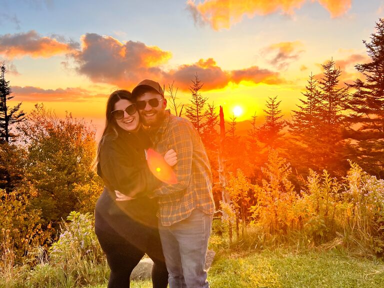 Sunset at Clingman dome