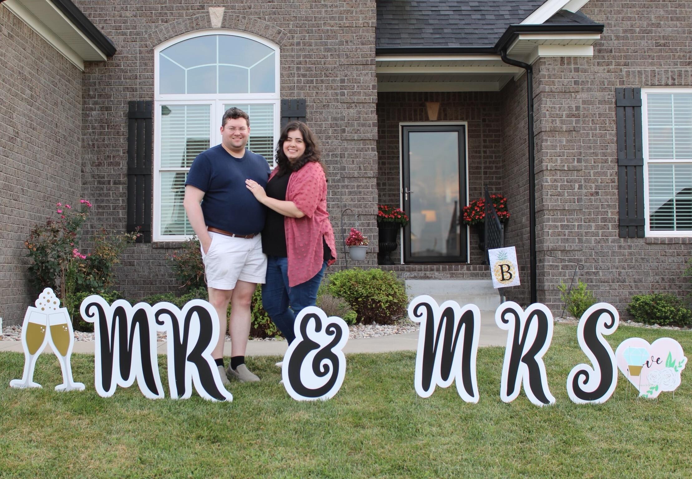 The future Mr. and Mrs. Brown!