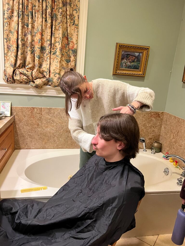 First haircut by Liz
