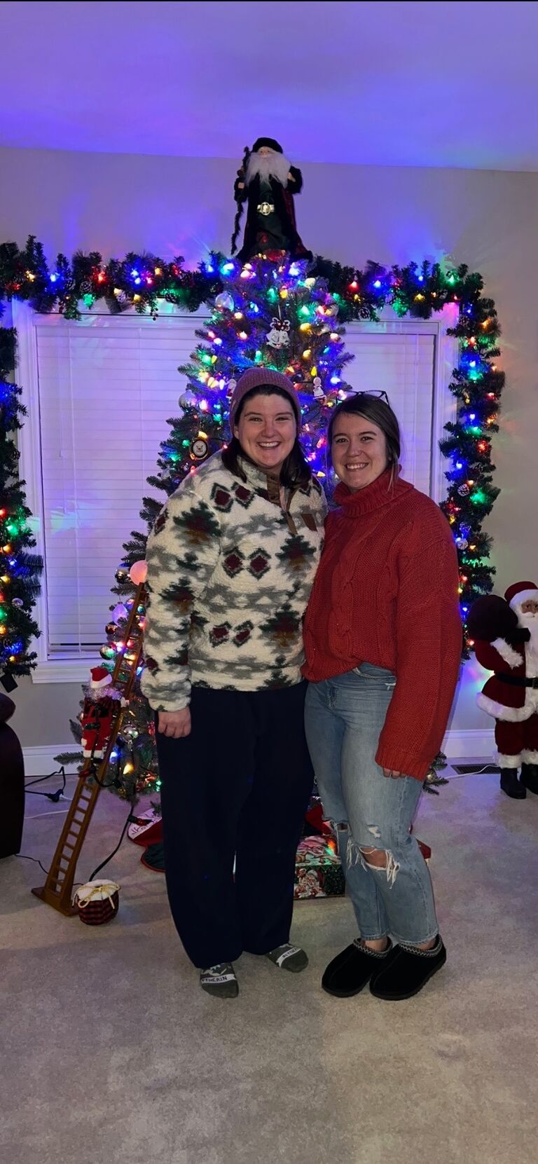 Our first Christmas together.