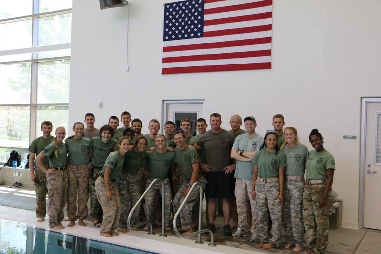 Originally, SLMOSF allowed only officer candidates to join the program, but Colton was a special case due to his incredible leadership and hard work. Colton was preparing to enlist in the Marine Corps for reconnaissance, and Keath, the president of SLMOSF, became Colton's mentor.  Megan, on the other hand, was one of the only ROTC candidates joining SLMOSF, and wanted to prepare as much as possible for Ole Miss Air Force ROTC. Megan understood and accepted the responsibility of what it meant to become an officer, and committed to becoming her best possible self through SLMOSF's training program. 