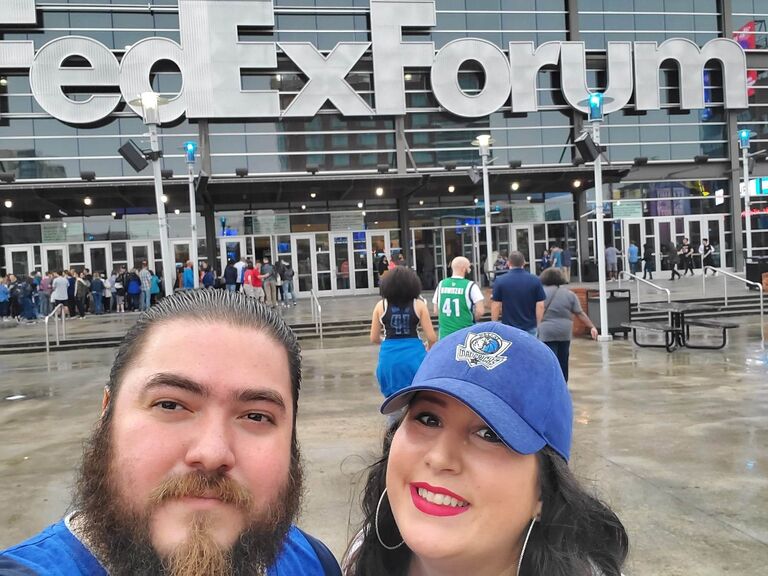 FedExForum Mavs game in Memphis, TN