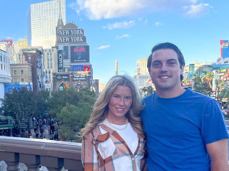 We had the chance to meet up together in Vegas! I happened to be there for work..and so did he! That is true luck :)