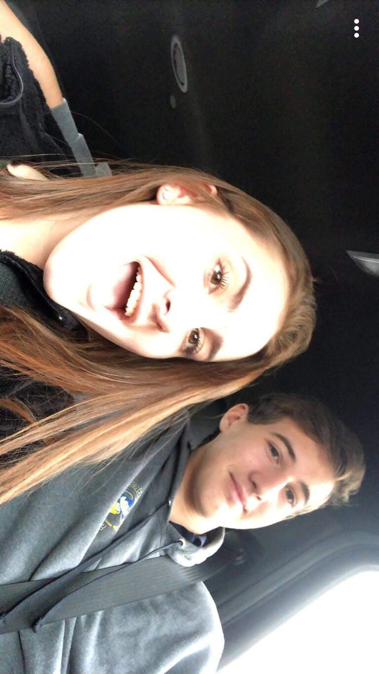 The day we went to the Sheet Metal Christmas party- before Josh even knew what sheet metal was