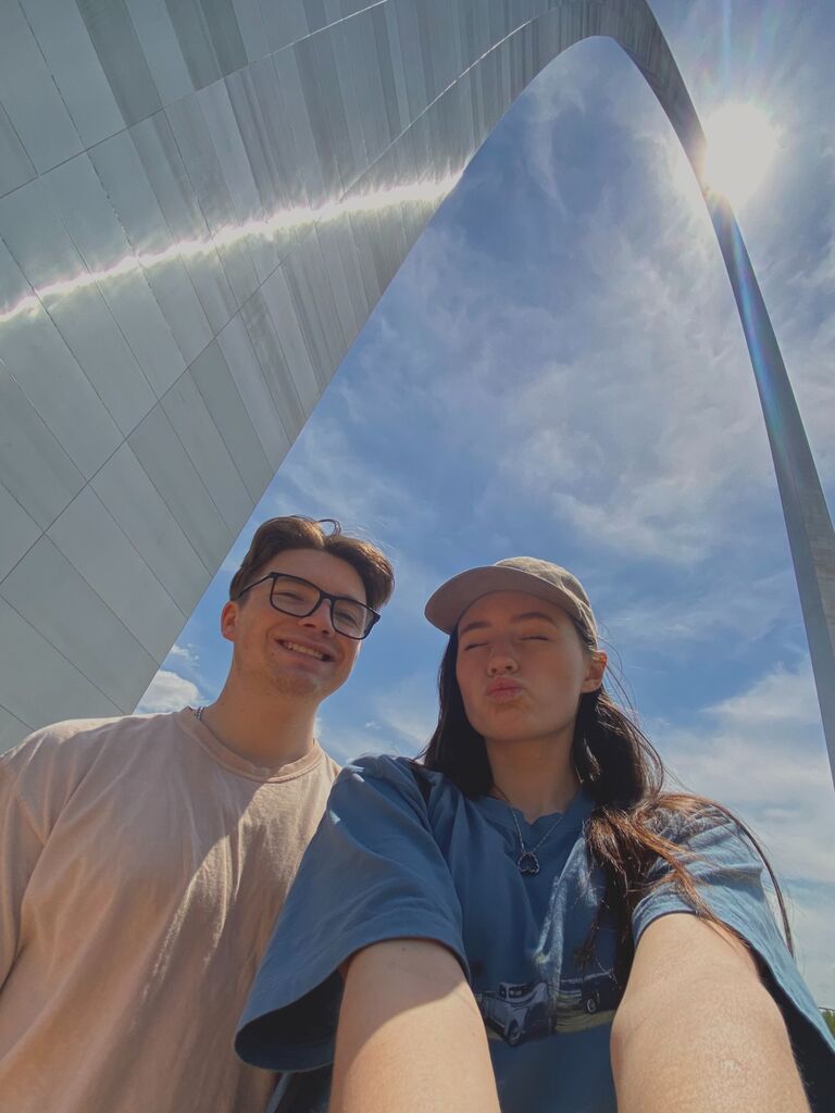 St. Louis Arch stop while on our way to FL