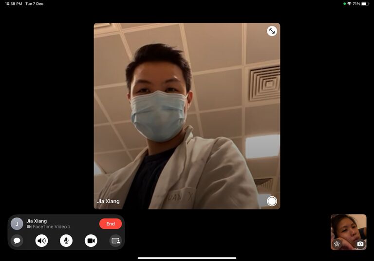 Started our long distance relationship.