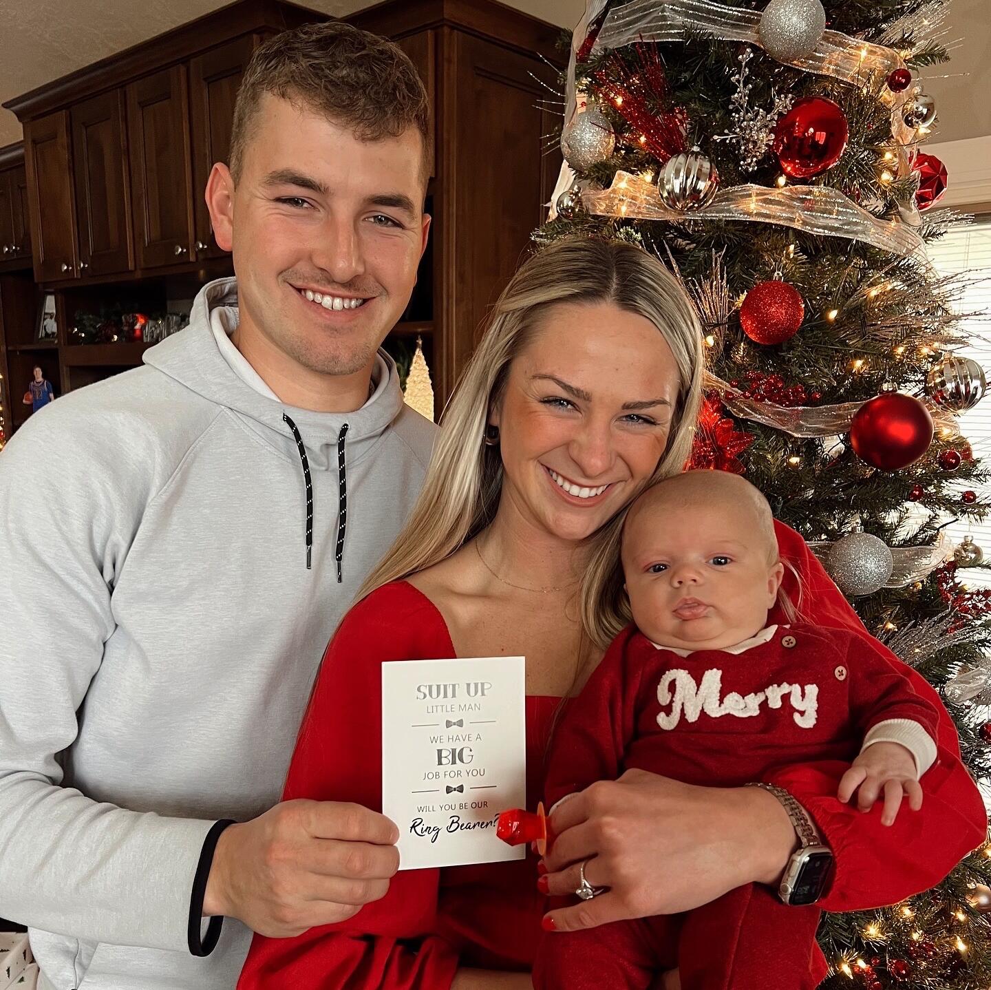 Their cute little nephew stealing the show this Christmas