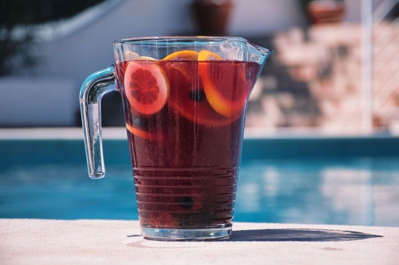 Jaws themed party ideas - seaside sangria