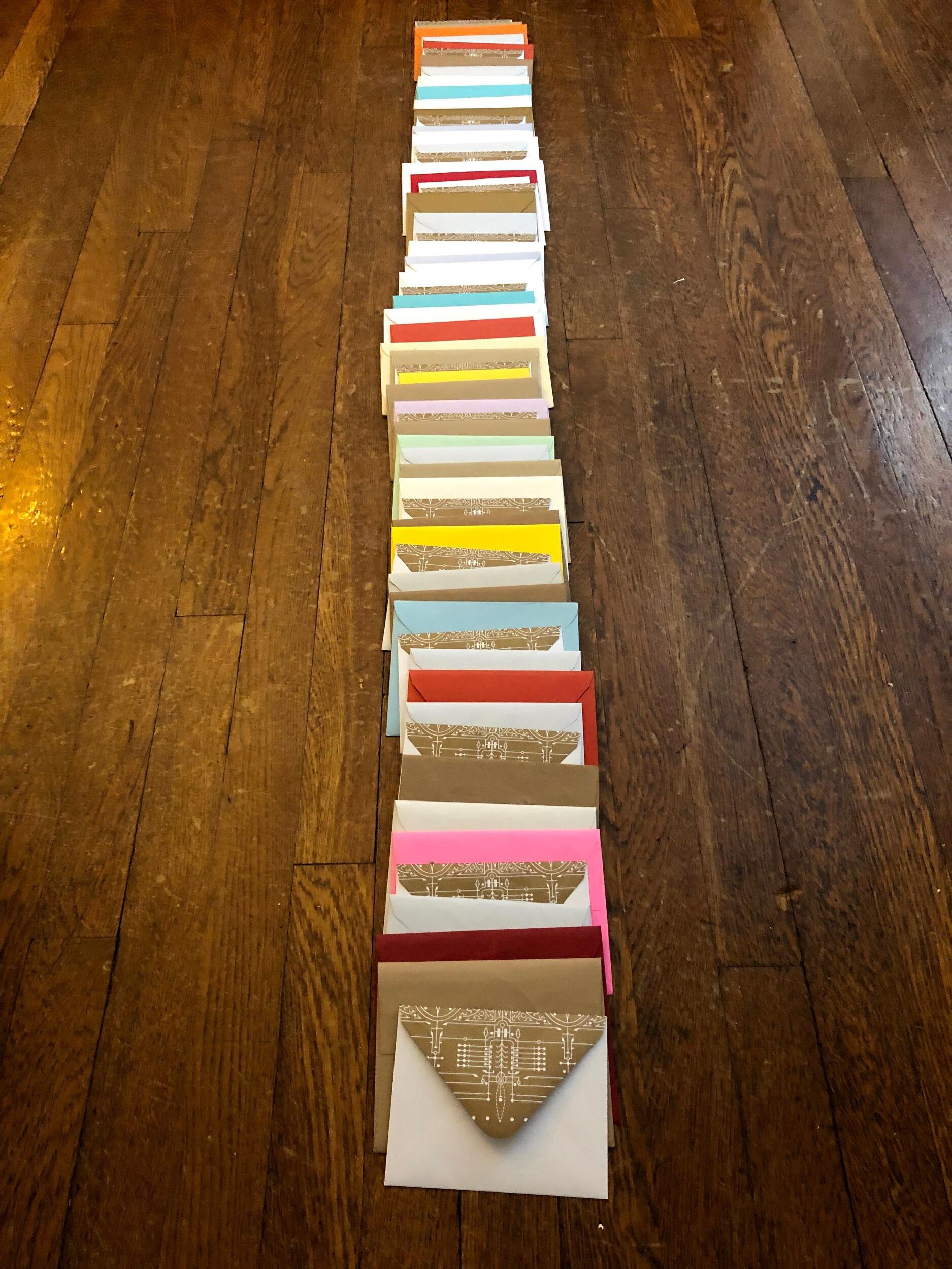 All the letters Juliana sent Tim while overseas!