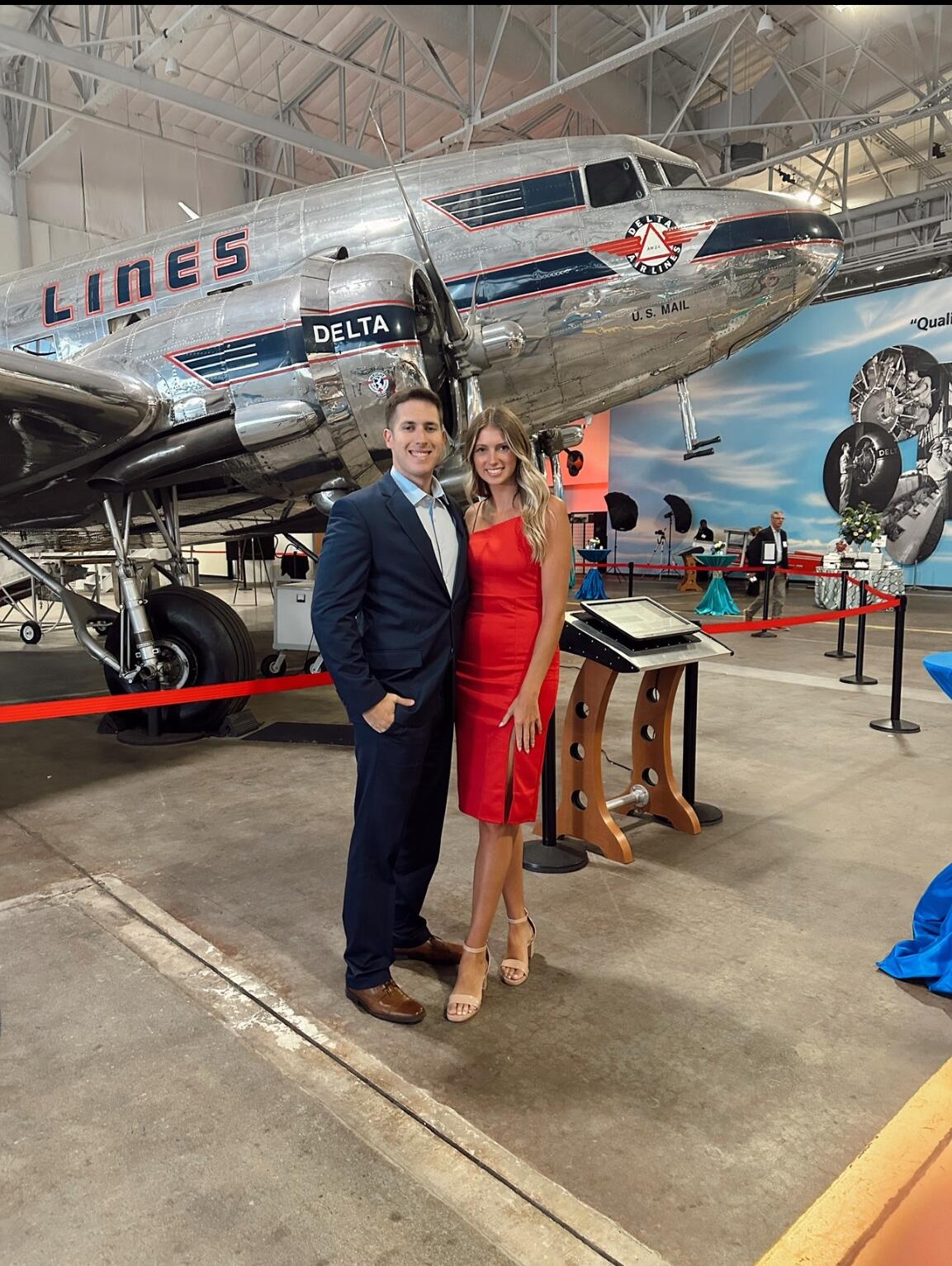 Kyle accepted his dream job flying with Delta! Chasing dreams together now, and for the rest of our lives.