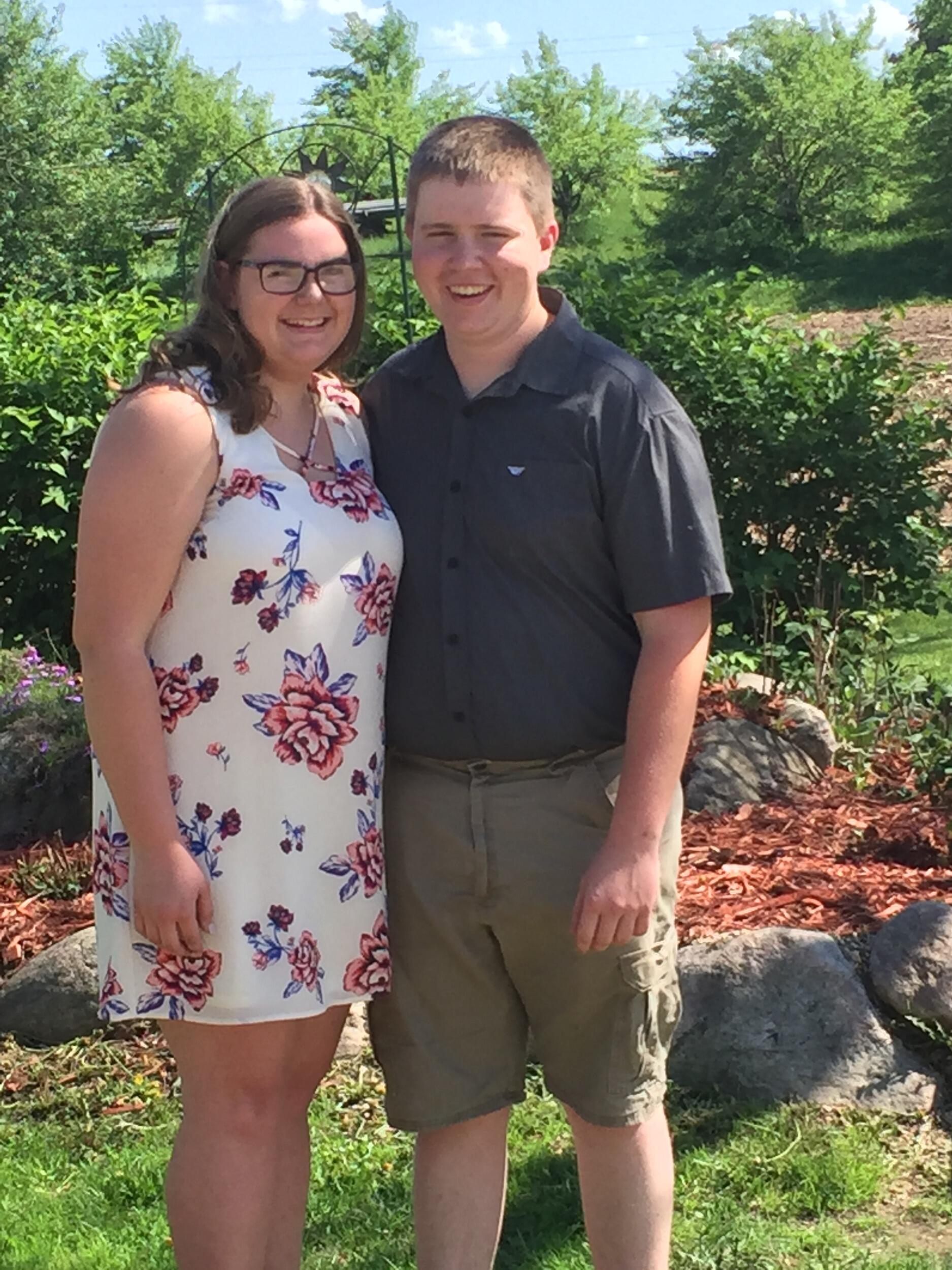 Alex and Alli's graduation day from Galesville-Ettrick-Trempealeau High School!