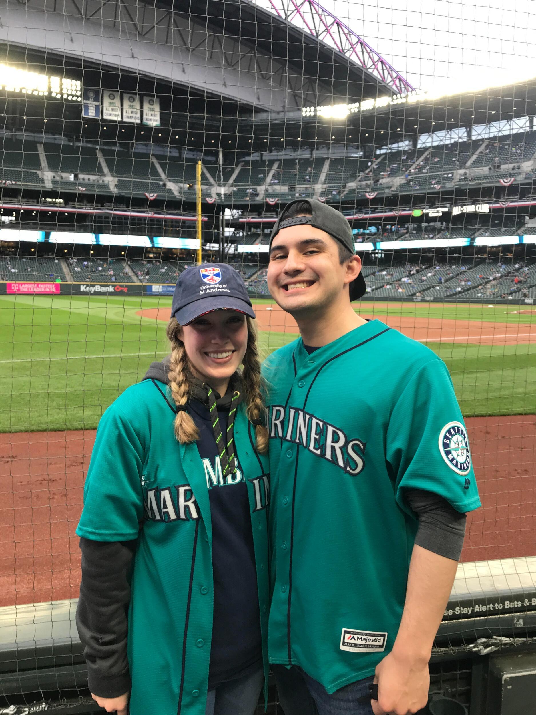 First baseball game! #Mariners