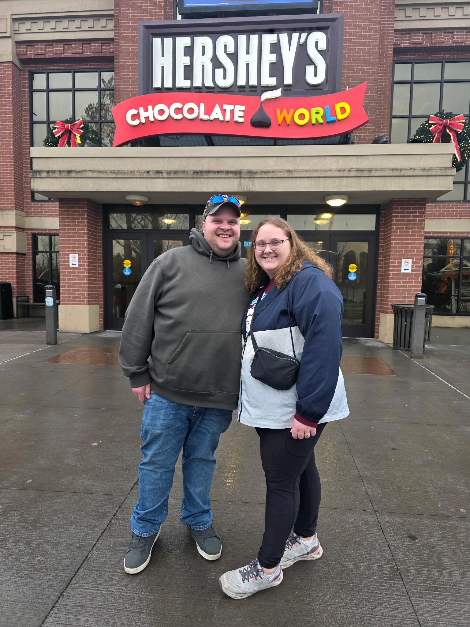 Chris' FIRST time to Hershey's Chocolate World!