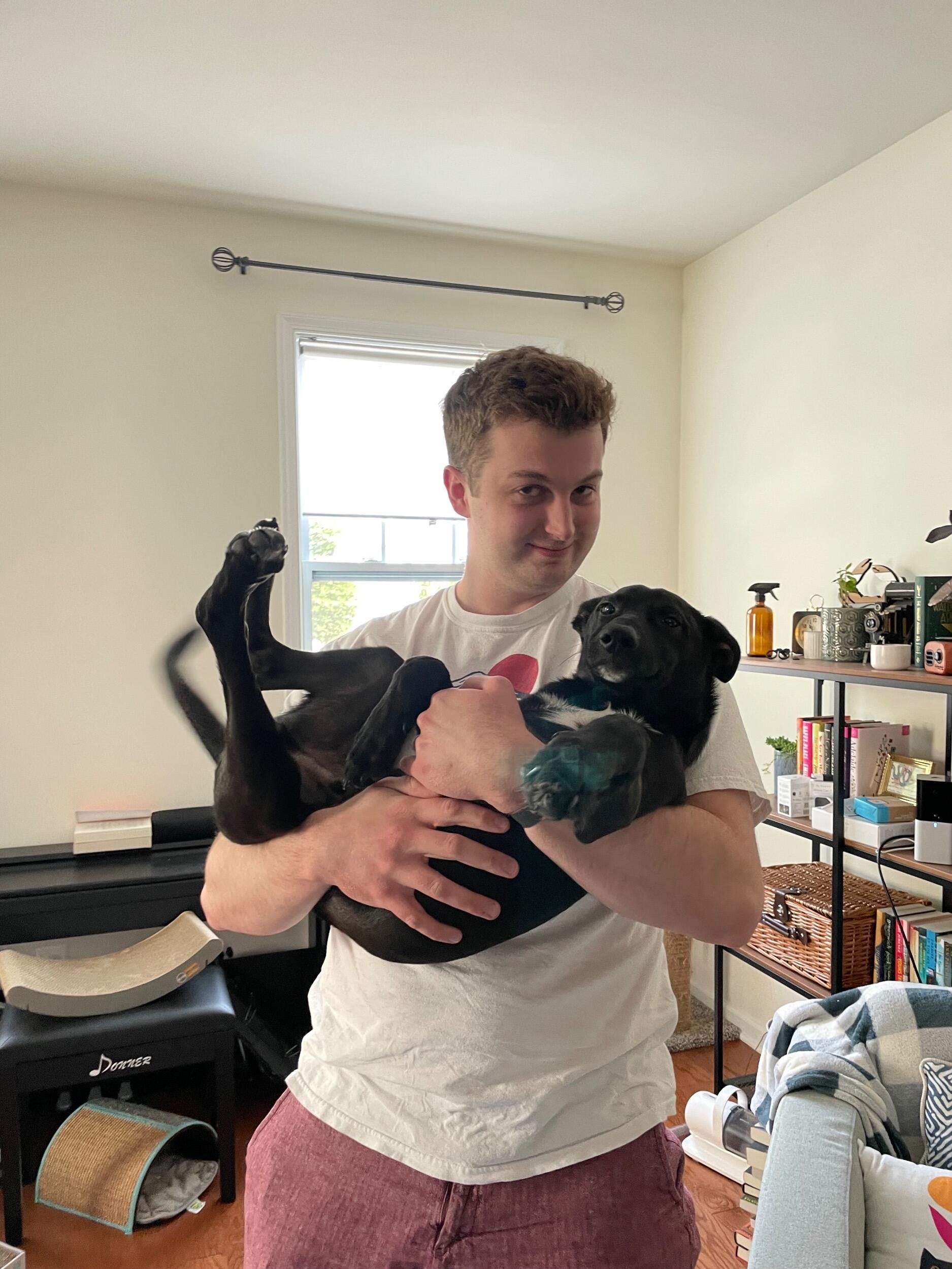 We brought home our doggy, Bartleby.