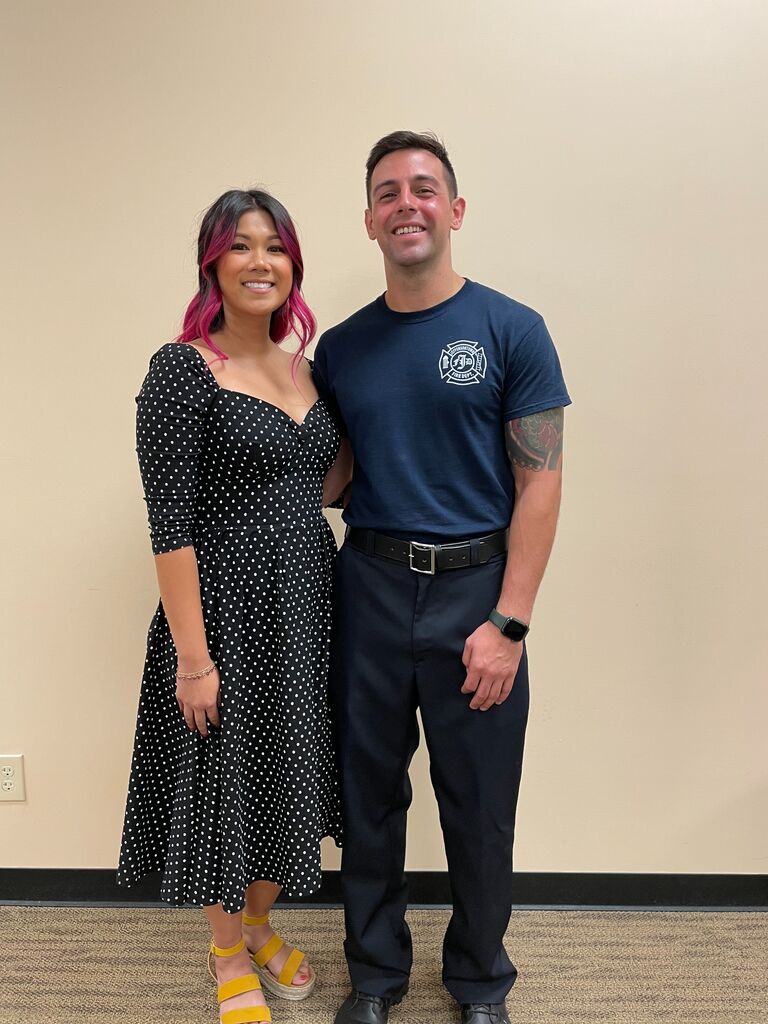 Matthew's firefighter graduation day! It was amazing to see him to go into a fulfilling career and I've been watching him grow ever since.