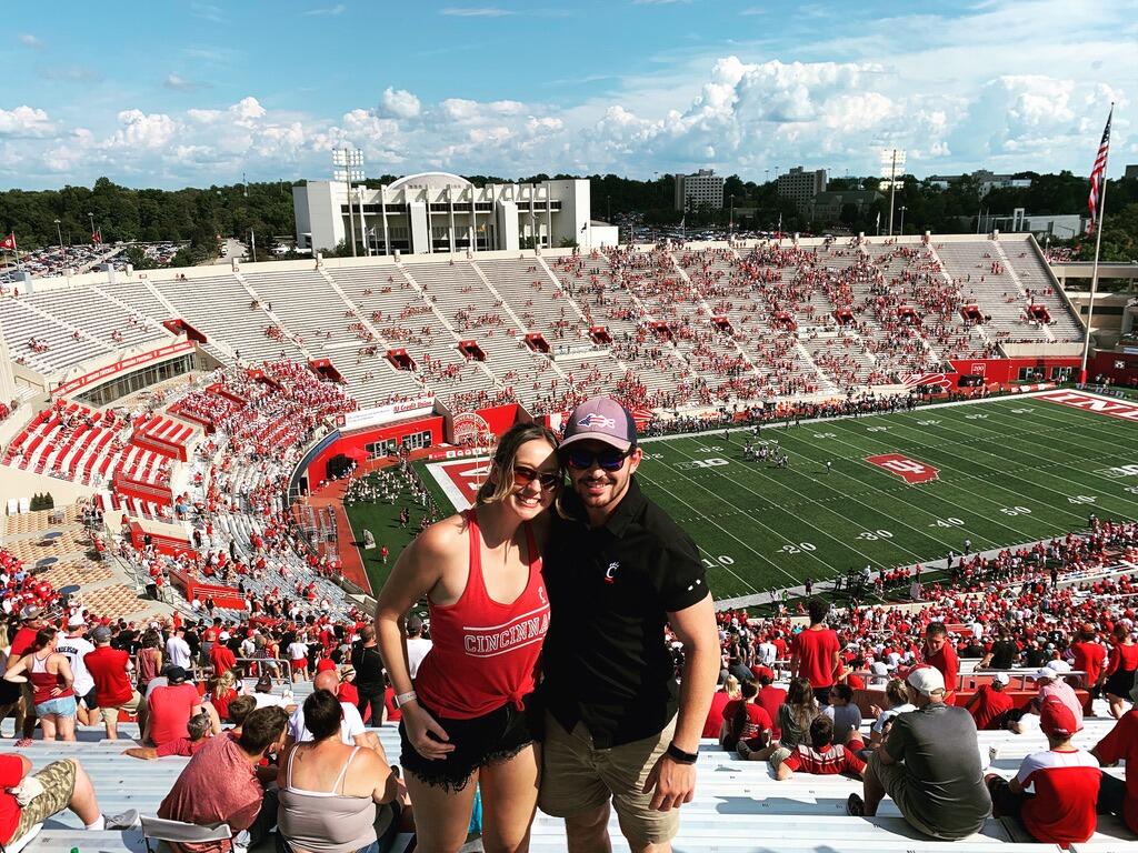 Hal and Megan watch UC beat Indiana! 