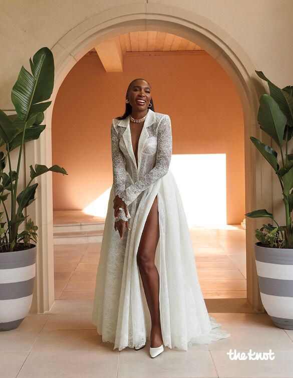 venus williams for the knot magazine
