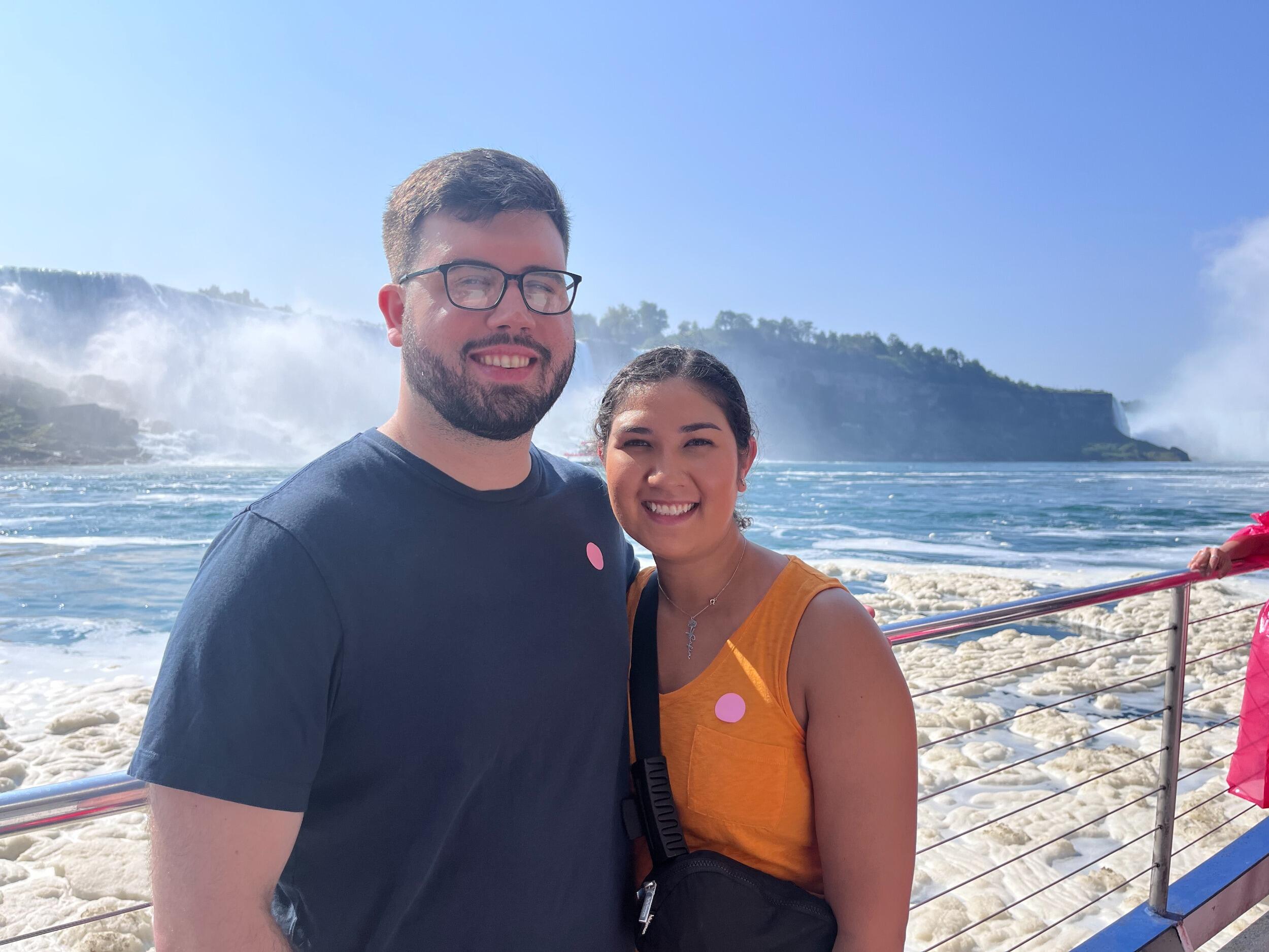 Visiting Niagra Falls (the Canada side)!