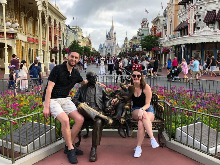 Our first vacation together visiting the most magical place on earth!