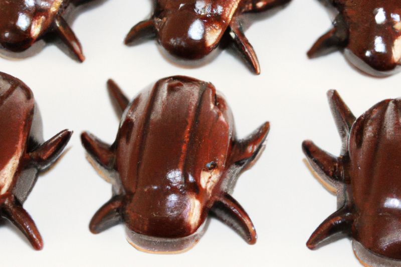 Practical Magic themed party - deathwatch beetle chocolate