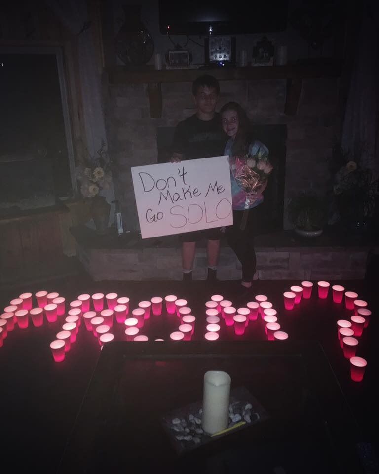 He asked her to prom.