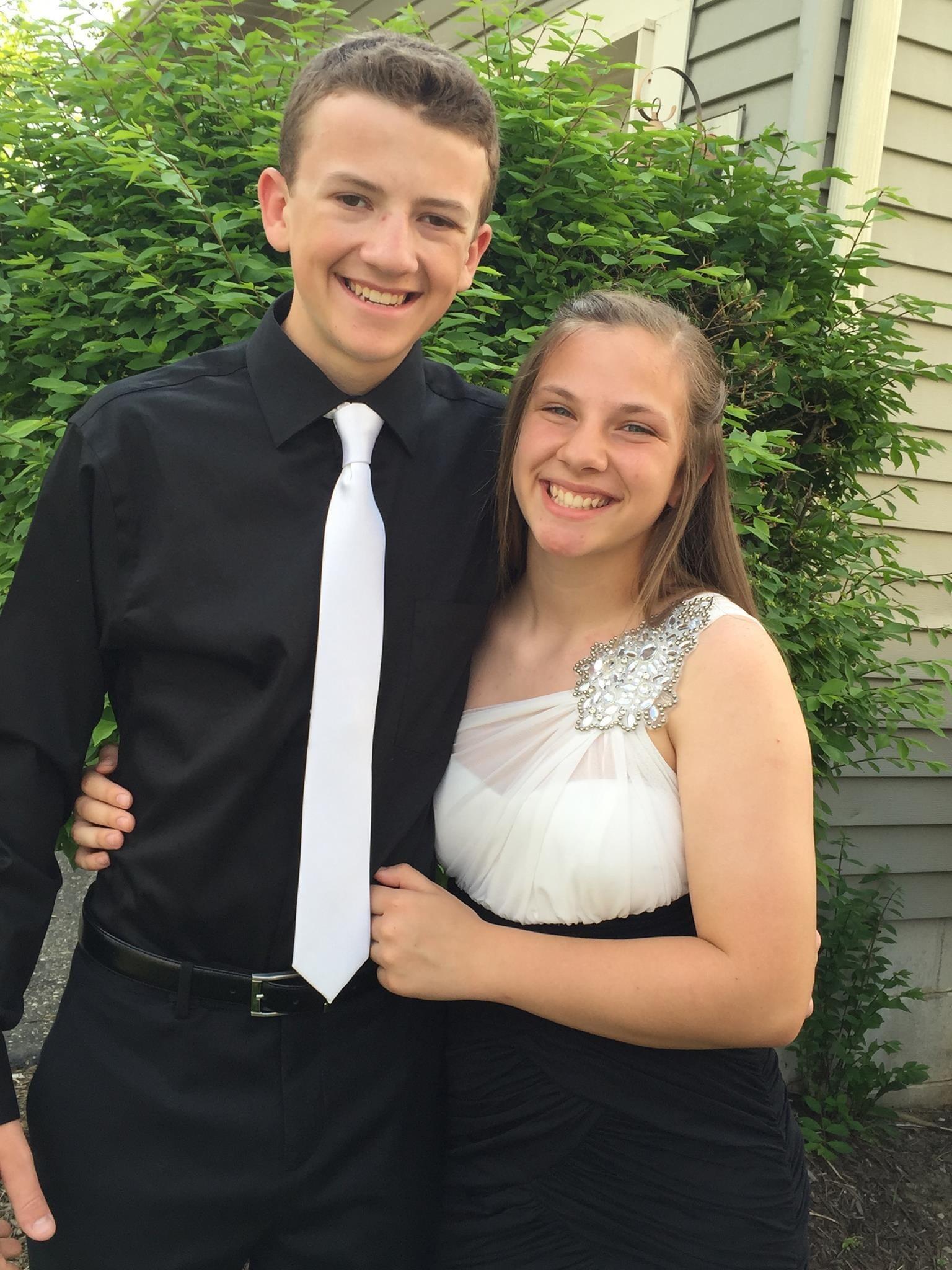 Middle school came along and Dylan asked me (again) to be his girlfriend.  We went on more movie dates and even went to the 8th grade formal together... 