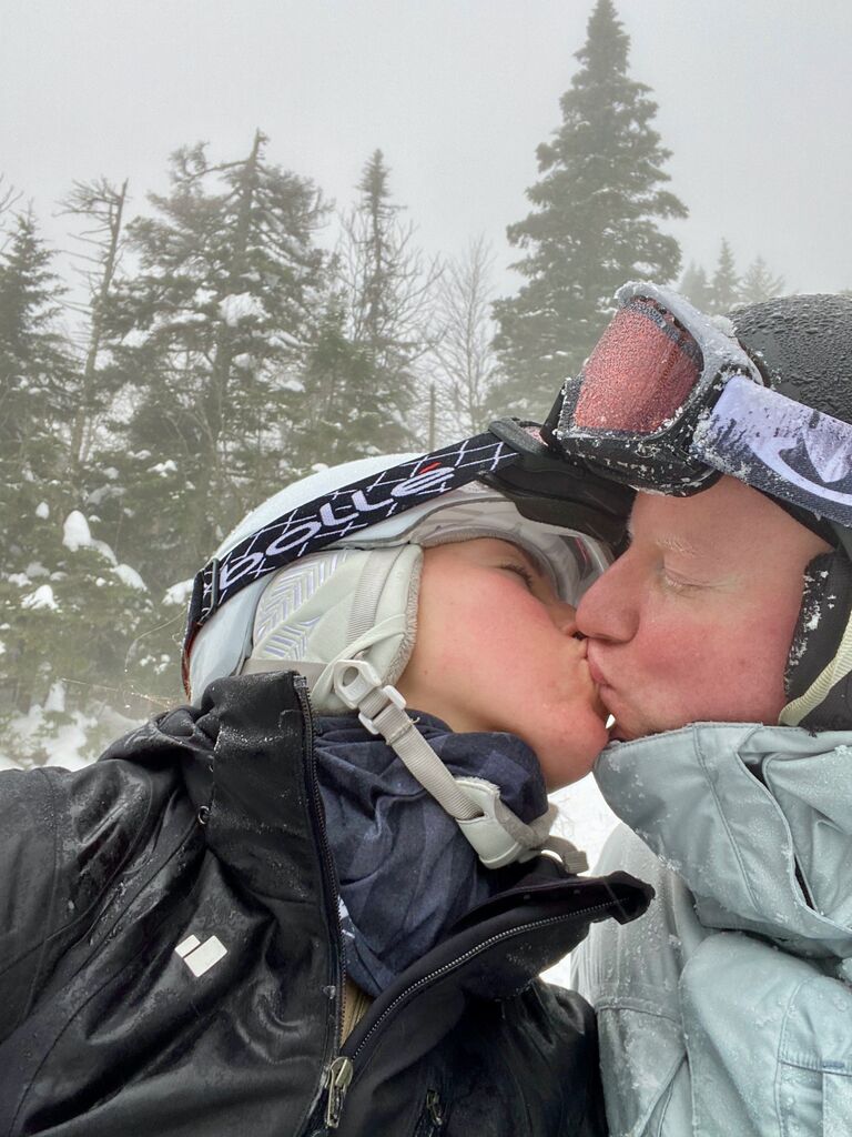 Shredding the "gnar gnar pow pow" in Stowe, VT