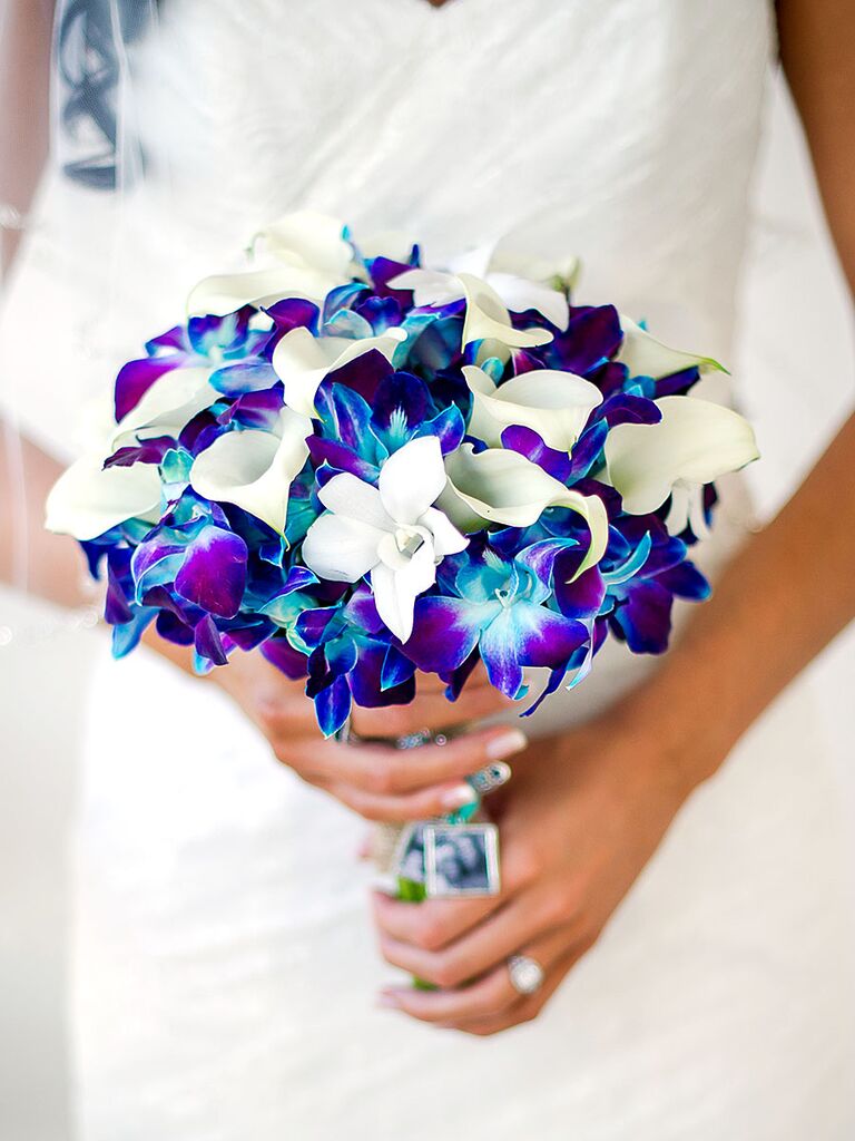 The Best Blue Wedding Flowers (and 16 Gorgeous Blue Bouquets)