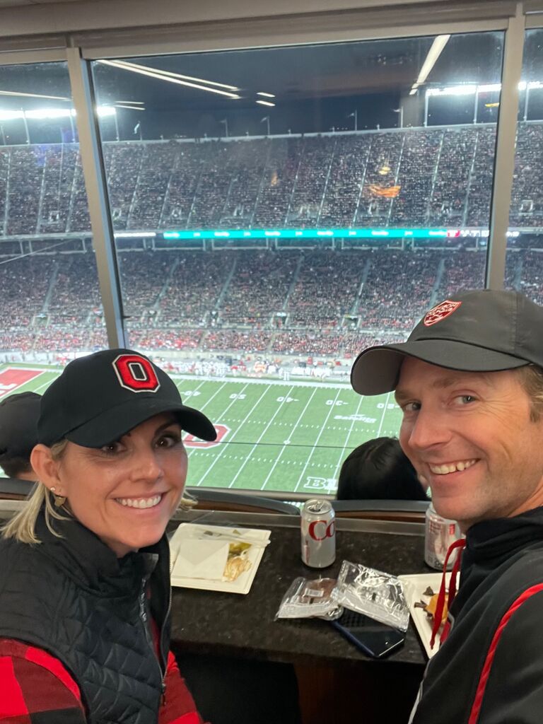 AS Columbus kids, we're Buckeyes thru-and-thru. OH-IO!