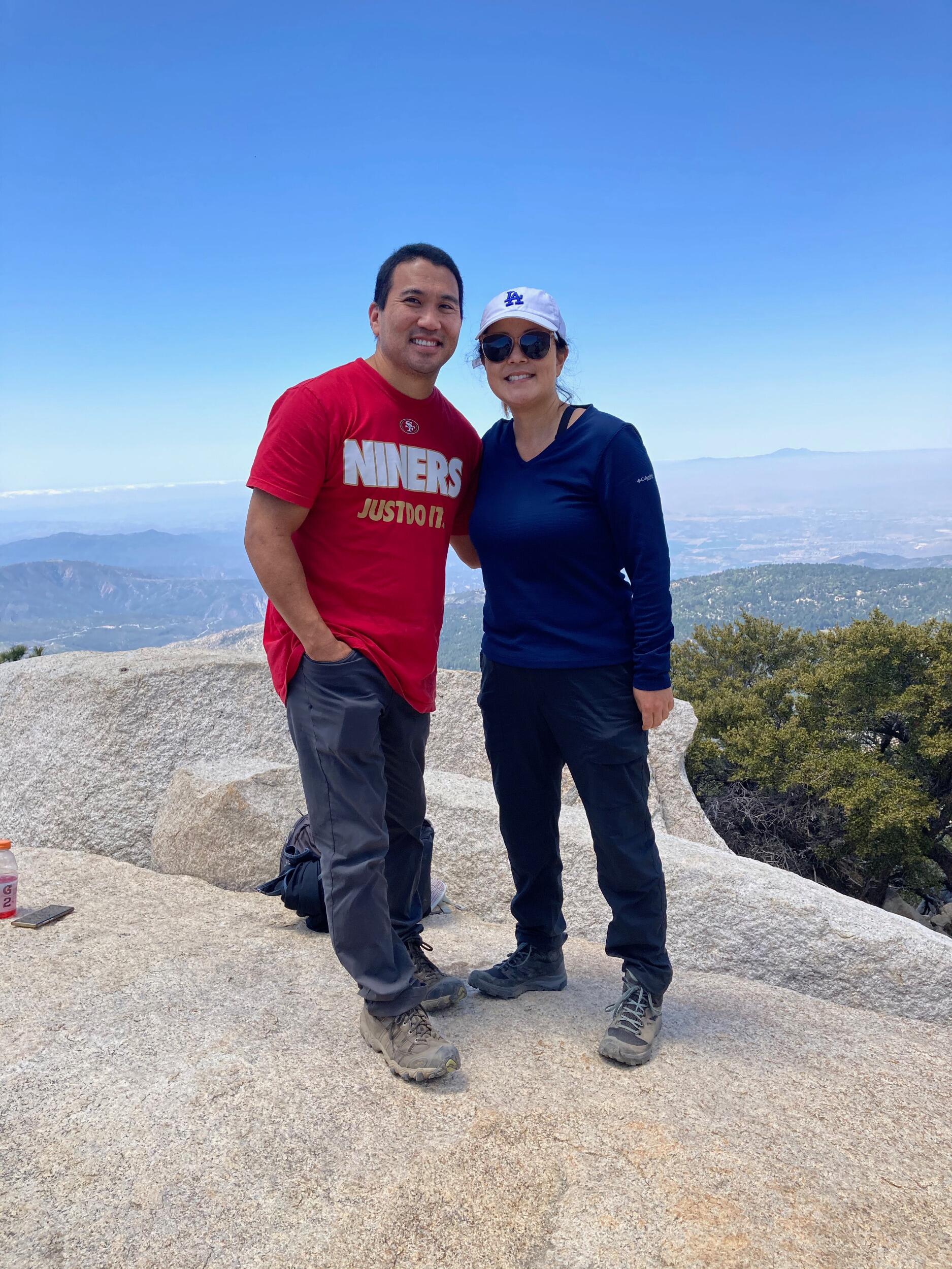 Hiking in Southern California - Tahquitz Peak. 