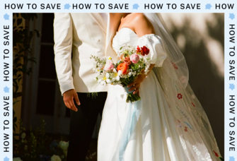 Couple on their wedding day