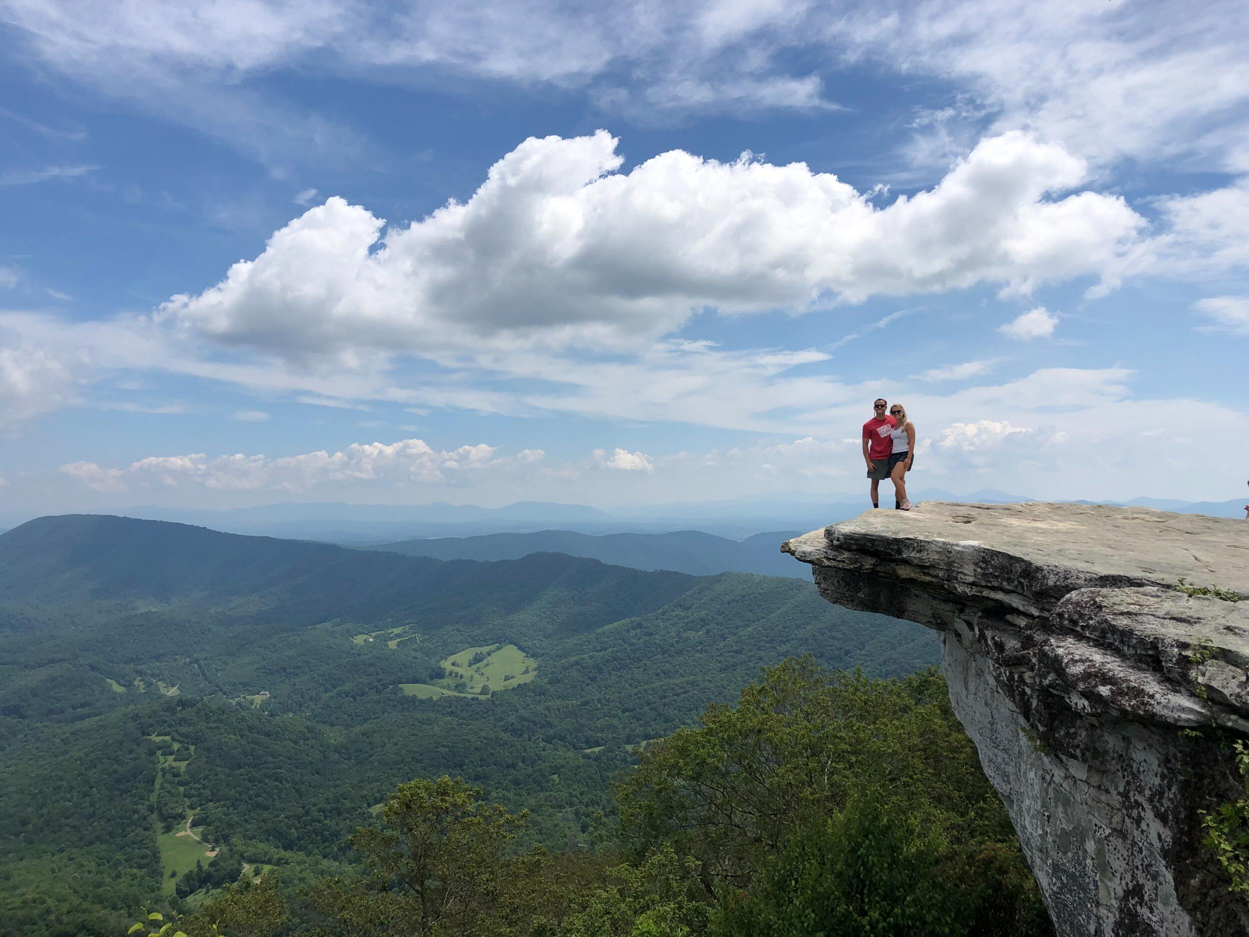 Quickly bonding over their love for the outdoors, many COVID visits turned into hiking expeditions. 