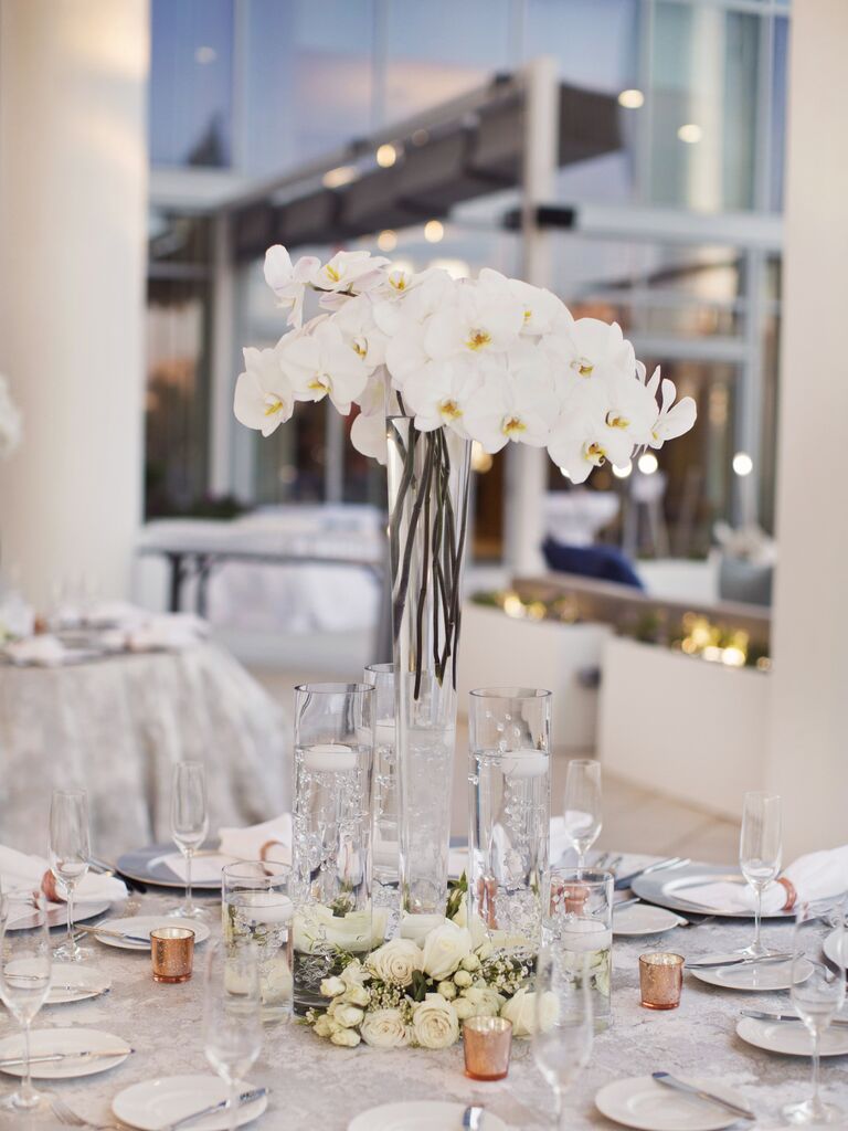 Events With Design - Centerpieces - Large martini glass Vase