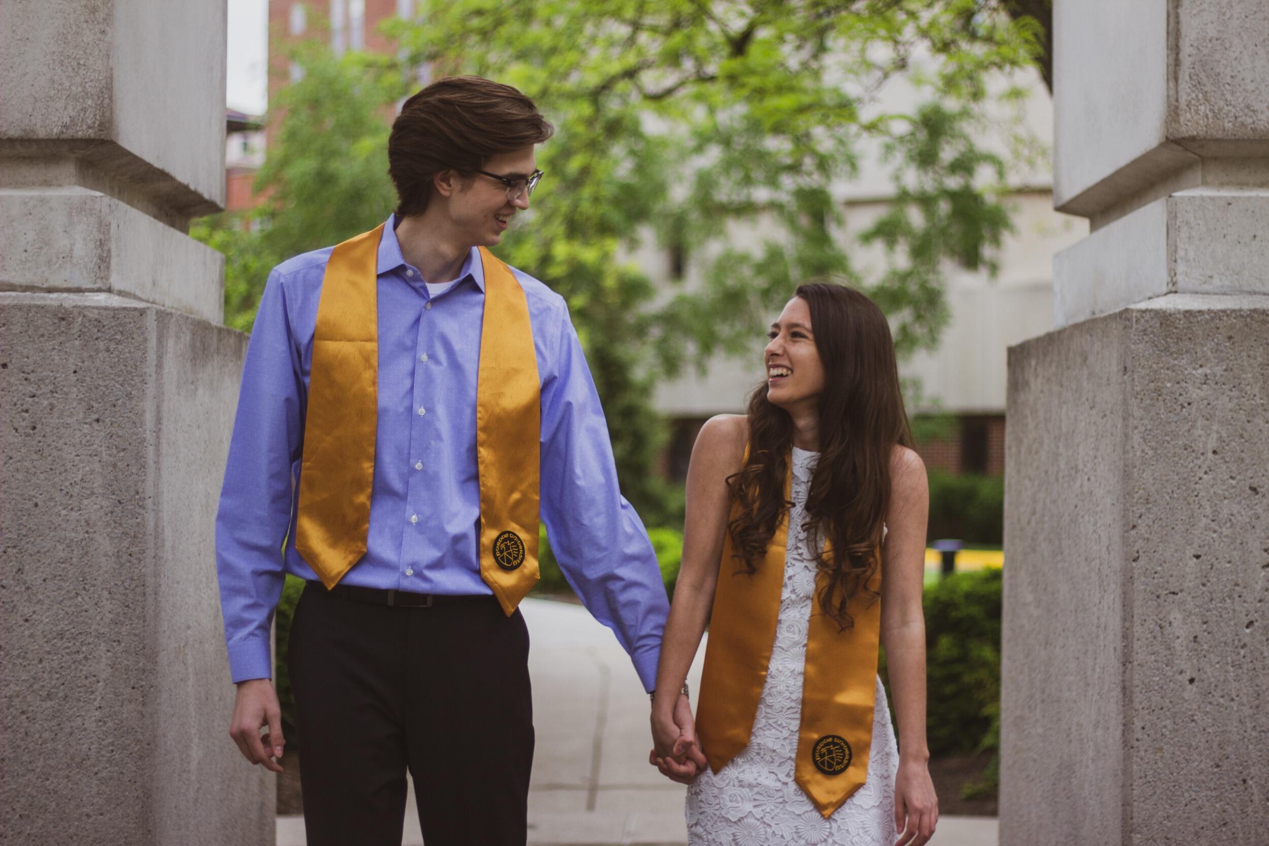We graduated from Purdue 