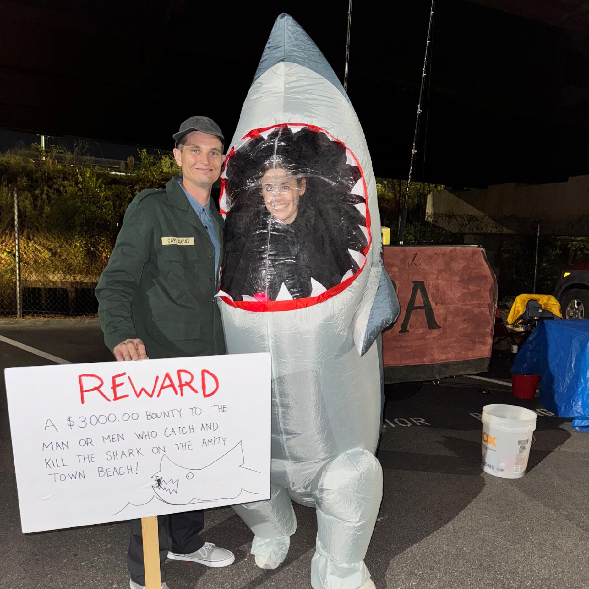 Our first Trunk or Treat, Sharkin’.