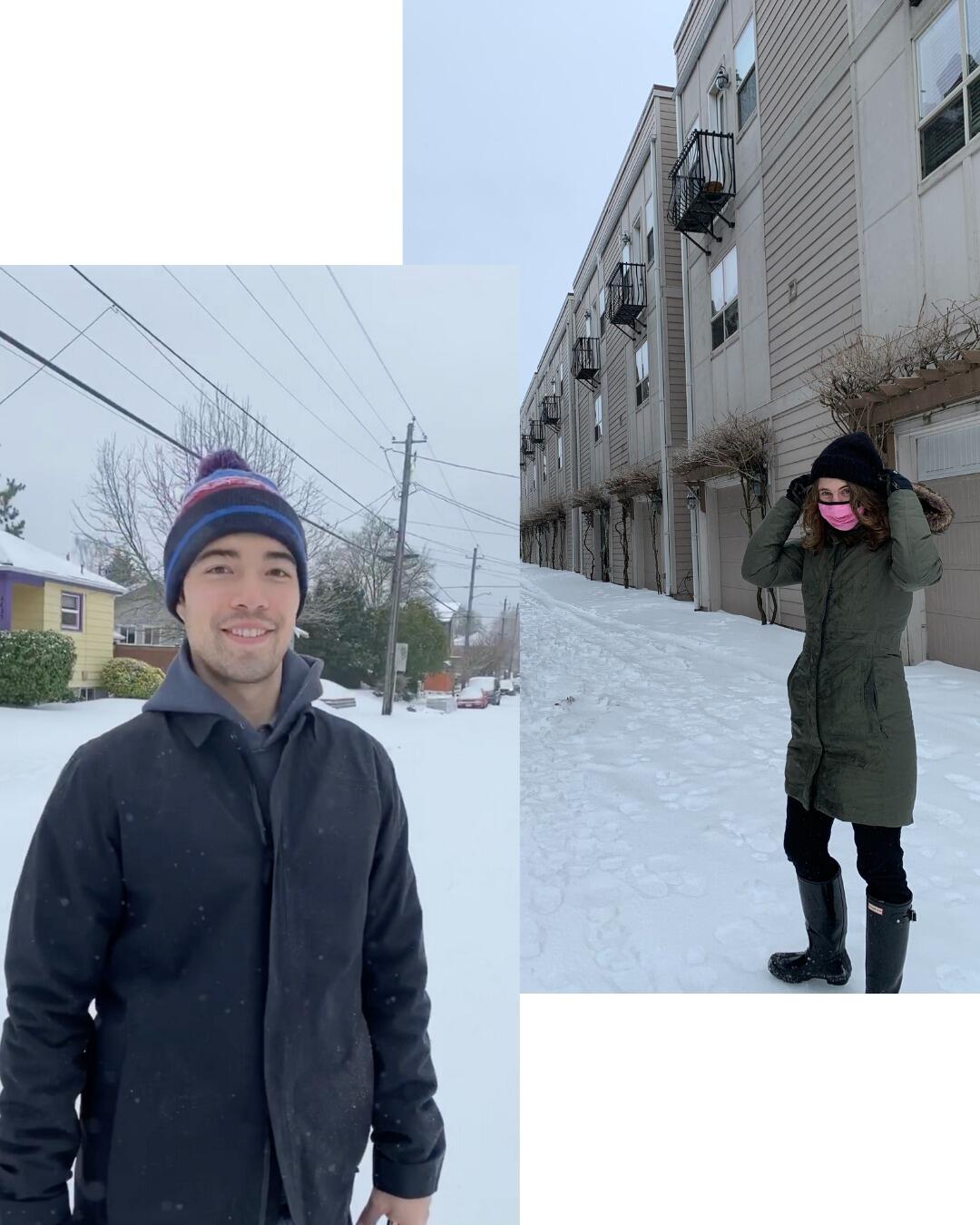 Our first snow day!