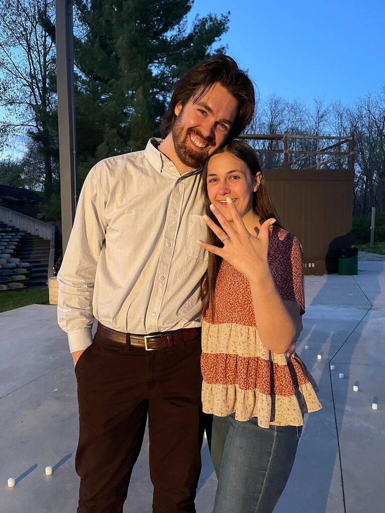Aaron proposed <3 (She never saw it coming!!! And only cried for 30 minutes!)