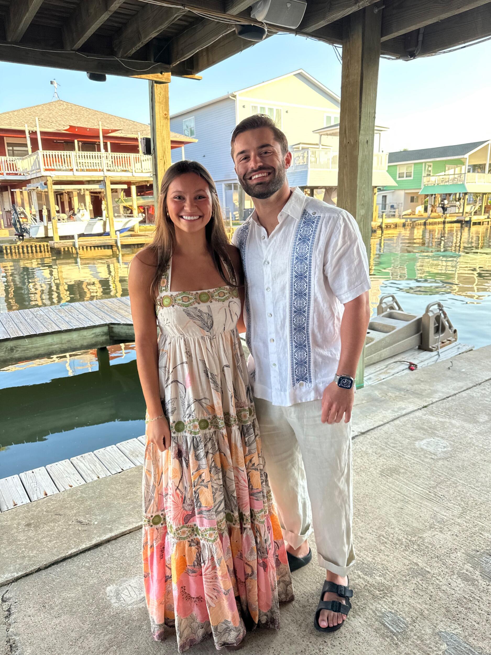 Michael asked Clare to be his girlfriend, and that following weekend they had their first outing as an official couple at a group trip to Galveston! 