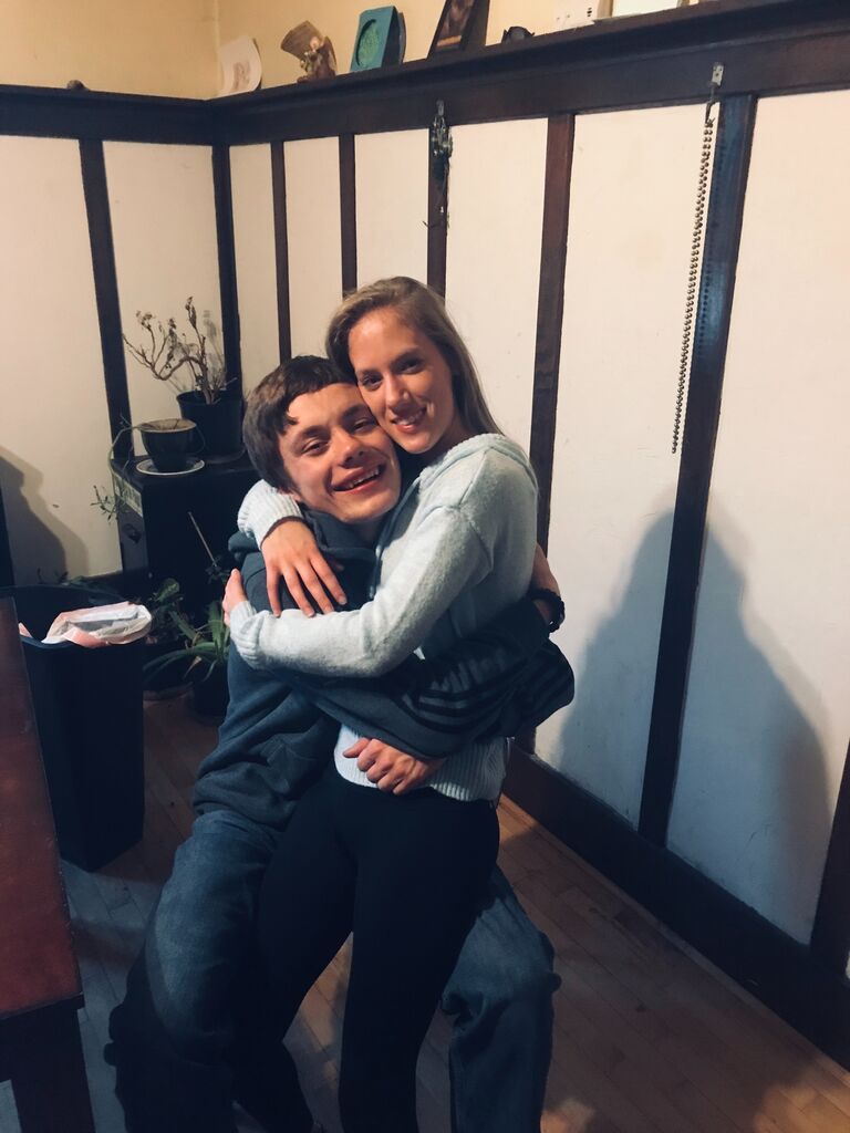 The first time we hung out together