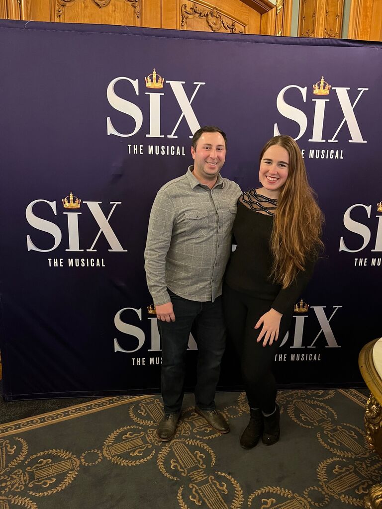 Emily introduced Chris to her love of Broadway musicals