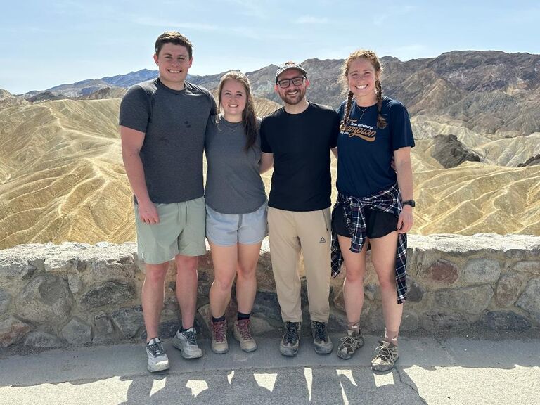 Erin and Jack were there to help coordinate and celebrate the engagement plan in Death Valley National Park!