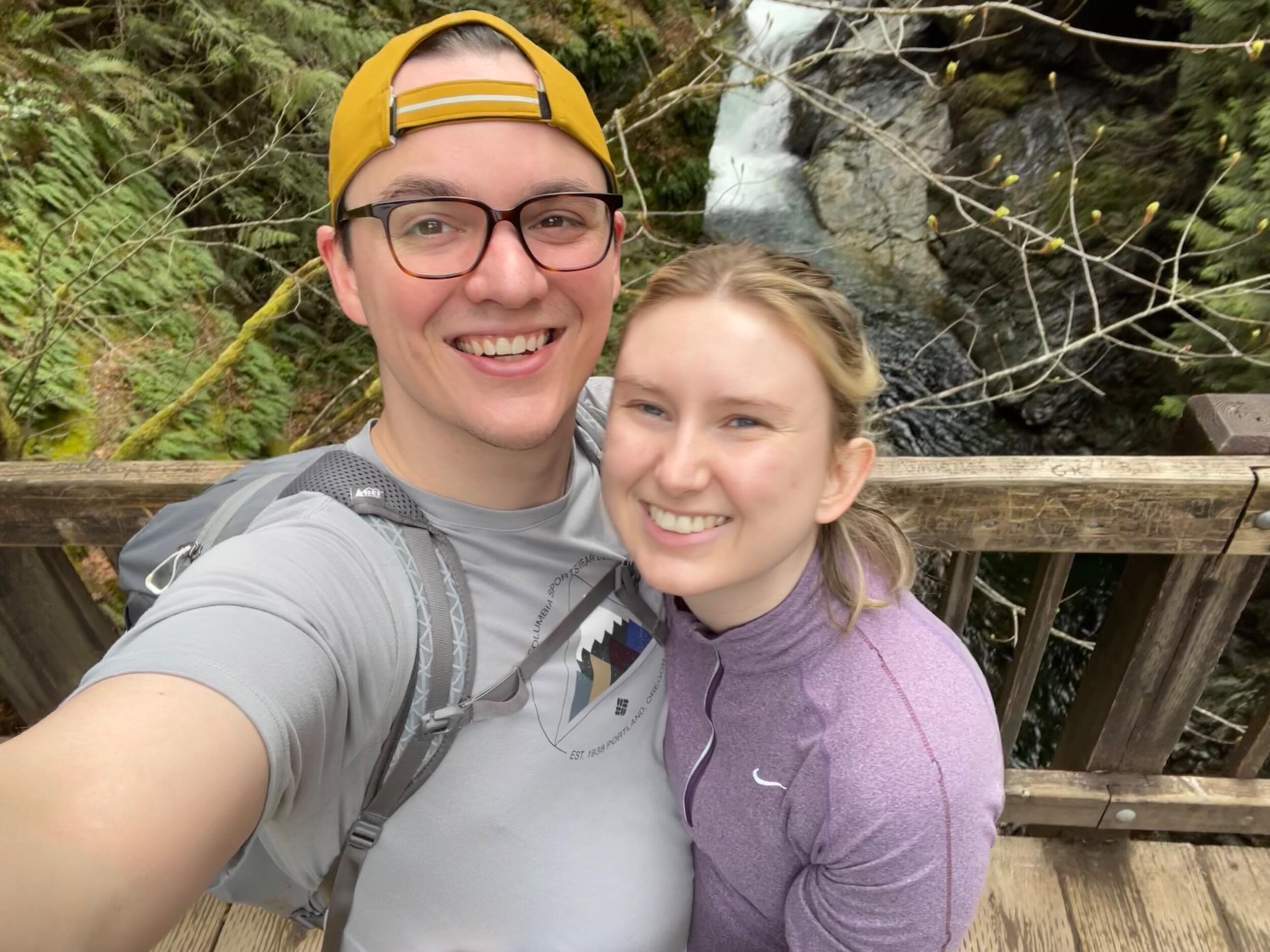 Weekend hike - Kat and Peter love spending time together in nature