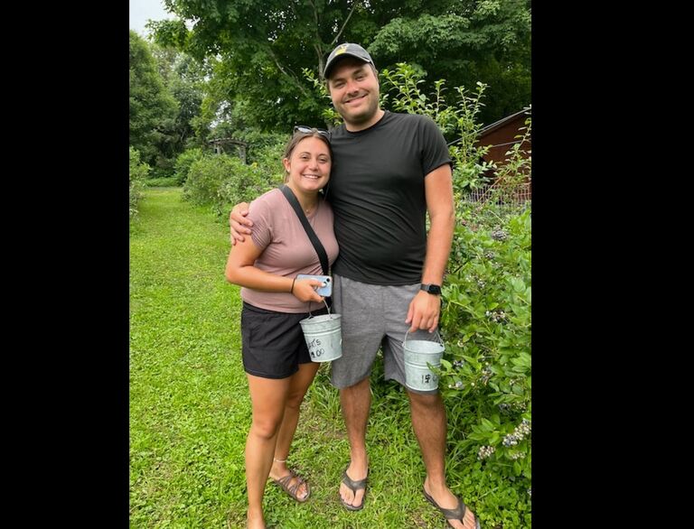 Blueberry picking!