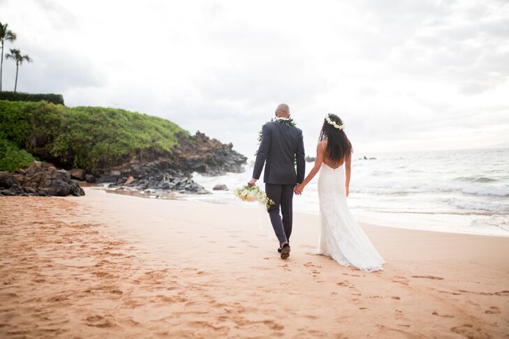 Romantic Boho Beach Wedding In Hawaii